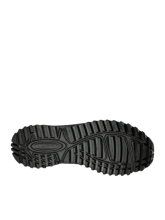 Skechers Bionic Ανδρικά Ορειβατικά Μποτάκια Αδιάβροχα Μαύρα