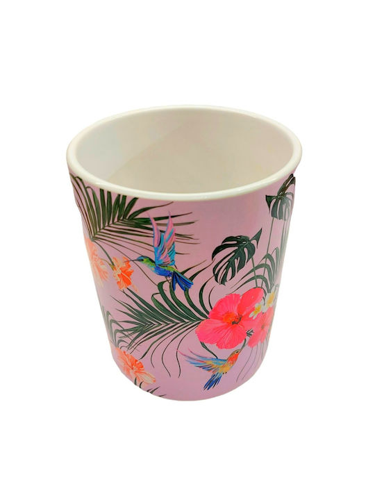 Porcelain Cookie Jar Pink 15x19cm