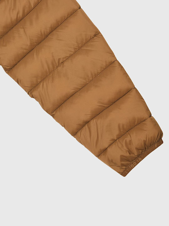 Winter Jacket Puffer Brown