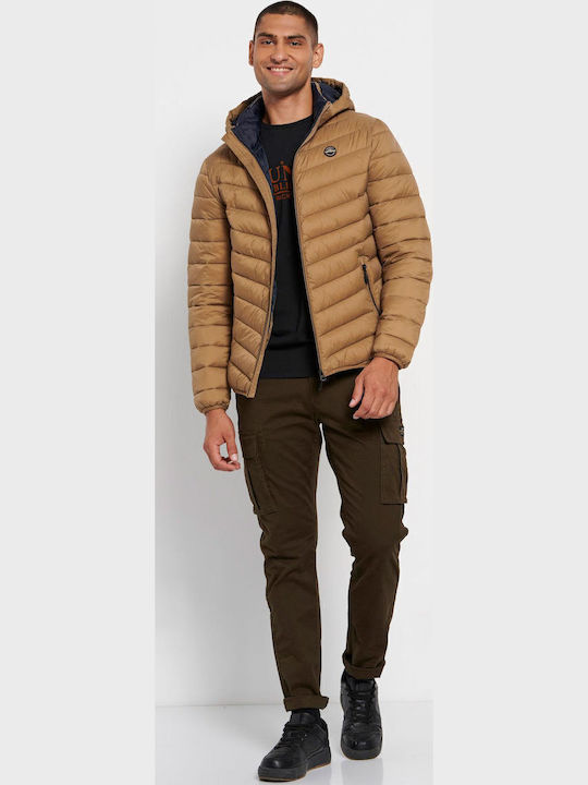 Winter Jacket Puffer Brown