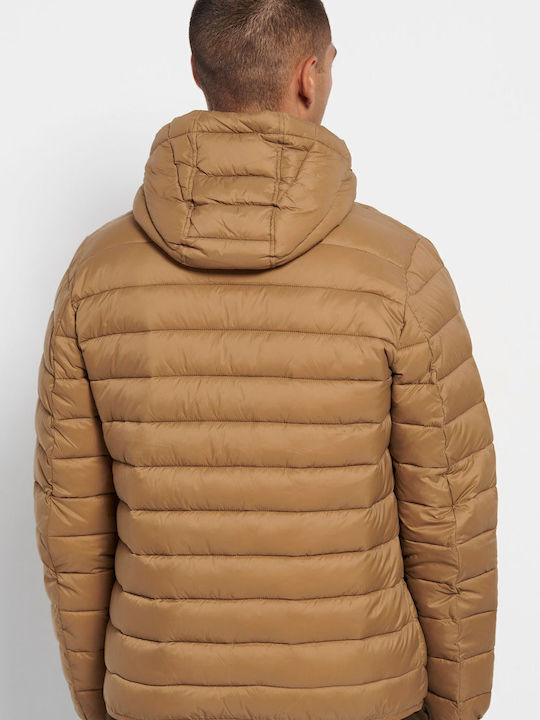 Winter Jacket Puffer Brown
