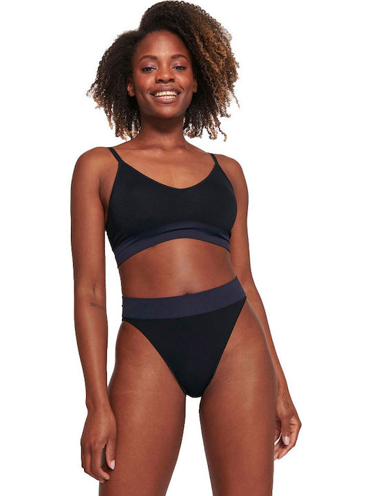 Ever Infused Women's Bra without Padding Black