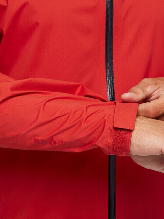 Stormline Stretch Winter Jacket Waterproof Red