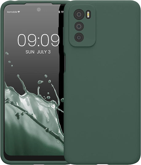 KWmobile Soft Flexible Rubber Cover Задна корица Силикон Зелен (Moto G42)