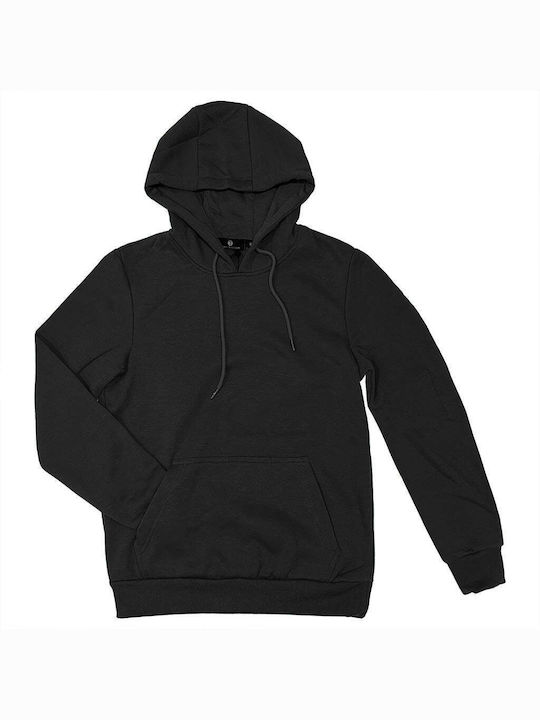 Ustyle Herren Sweatshirt mit Kapuze Schwarz