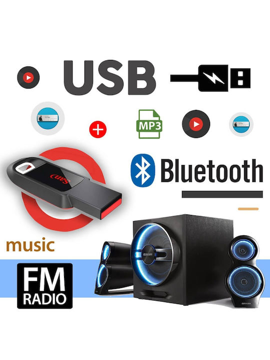 PerVoi Auto-Audiosystem 1DIN (Bluetooth/USB)