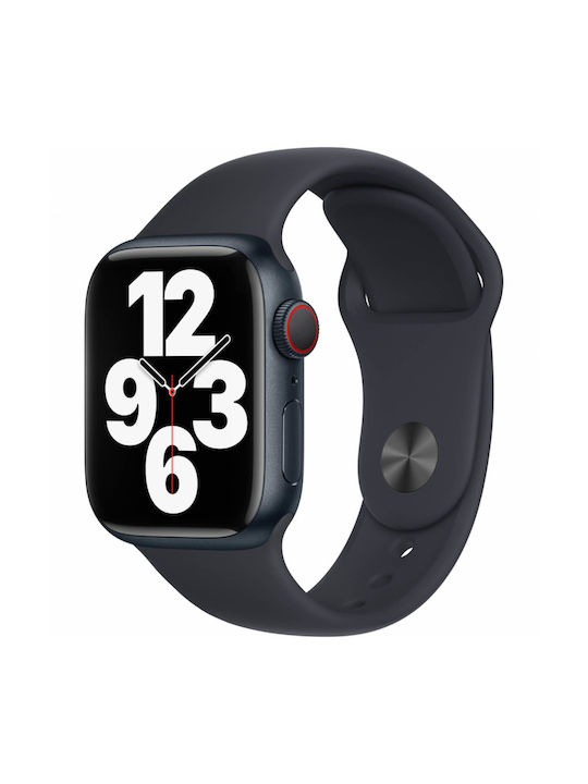 Apple Sport Regular Λουράκι Σιλικόνης με Pin Midnight (Apple Watch 38/40/41mm)