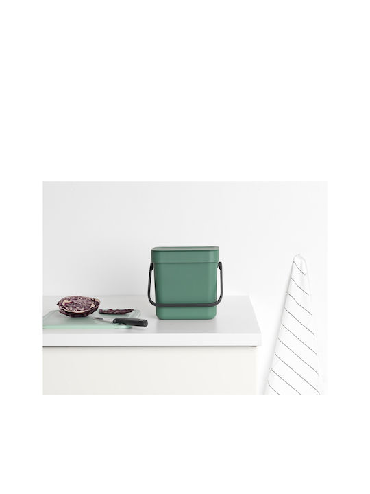 Brabantia Sort&Go Пластмаса Банята кошче 3лт Зелен