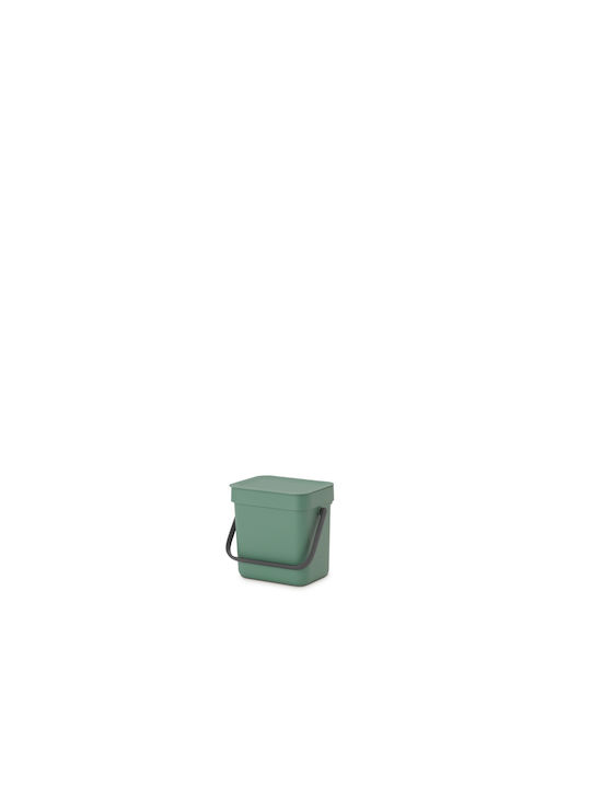 Brabantia Sort&Go Пластмаса Банята кошче 3лт Зелен