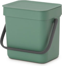Brabantia Sort&Go Πλαστικό Καλαθάκι Μπάνιου 3lt Πράσινο