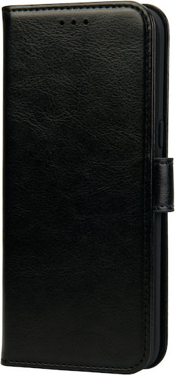 Rosso Element Pu Wallet Δερματίνης Μαύρο (Motorola Edge 40 Pro)