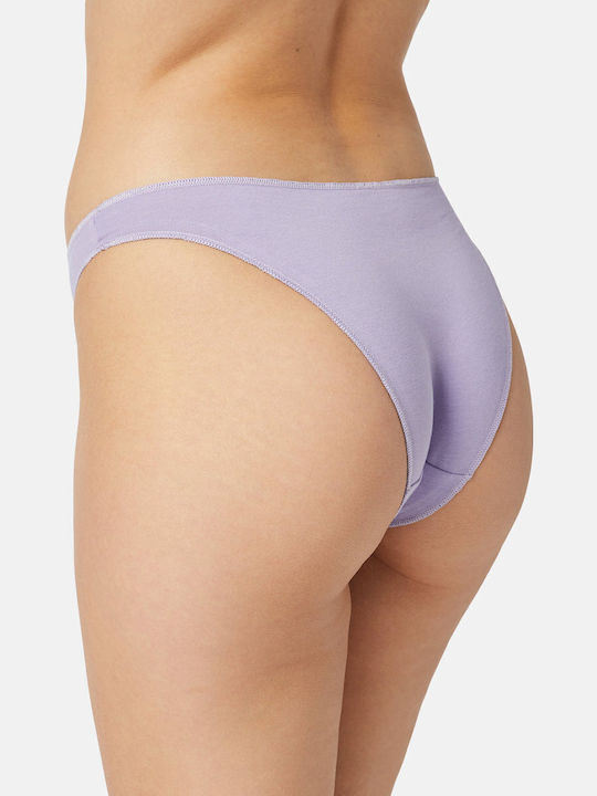 Miss Βαμβακερά Дамско Слип 3Pack без Шевове Розови