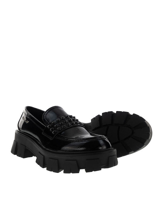 Cable Damen Mokassins in Schwarz Farbe