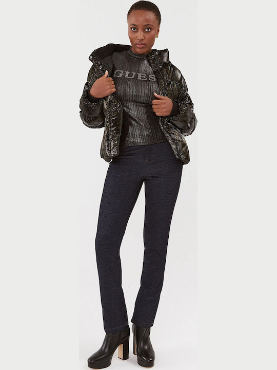 Women's Short Puffer Jacket for Winter