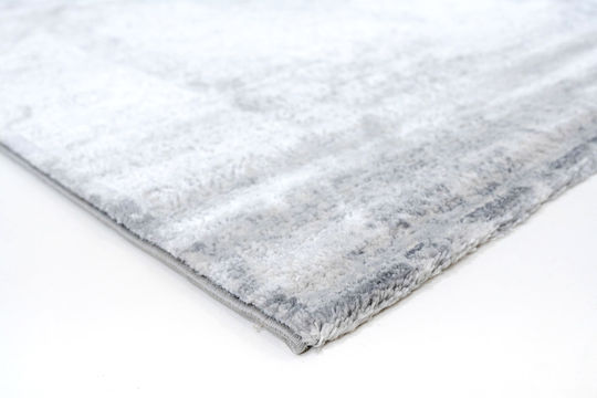 Ezzo Firenze B538ay9 Teppich Rechteckig Synthetisch,Polyester/Cotton/Leather Light Grey