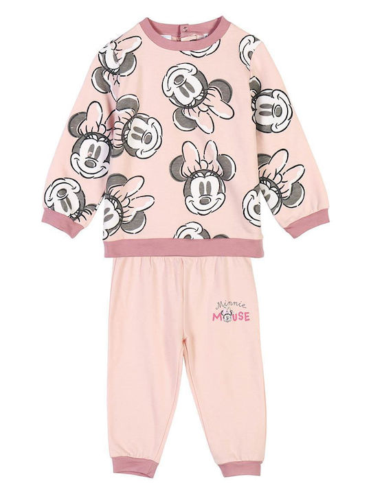 Cerda Kinder Sweatpants Set - Jogginganzug Rosa 2Stück