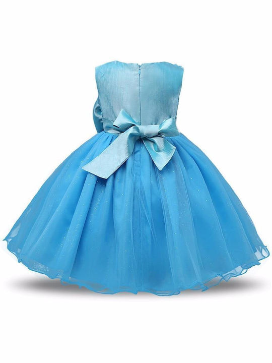 TakTakBaby Kids Dress Tulle Sleeveless Light Blue