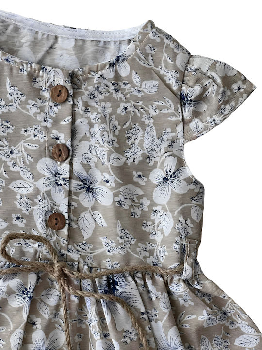 Kinderkleid Kurzärmelig Khaki