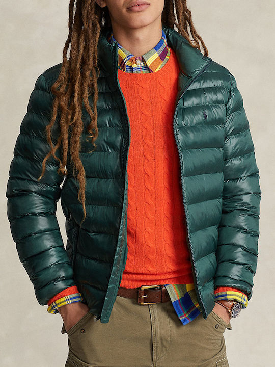 Ralph Lauren Herren Winter Jacke Puffer Orange