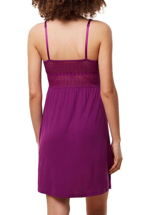 Triumph Winter Women's Nightdress Purple Aura Spotlight Ndk 01 X