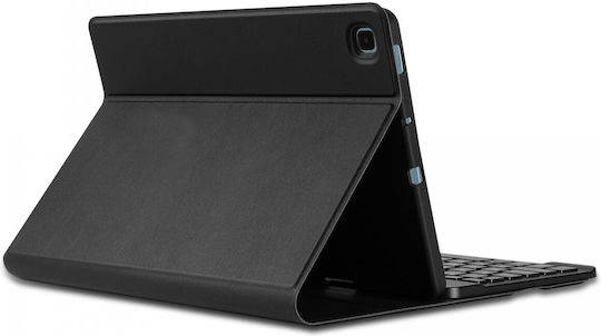 Buddi Zuna Flip Cover With Keyboard In English US Black Galaxy Tab S6 Lite 10.4