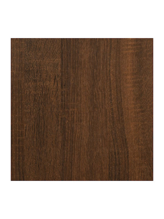 Rectangular Zigon Set Wooden Brown 2 Pieces M48xW30xH45cm