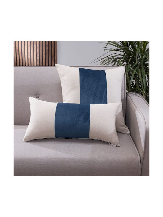 Teoran Decorative Pillow Case Linus from Velvet 04 30x60cm.