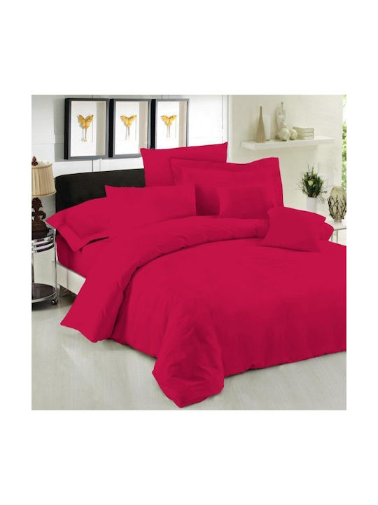 Le Blanc Pillowcase Set with Envelope Cover Cherry 50x70cm.