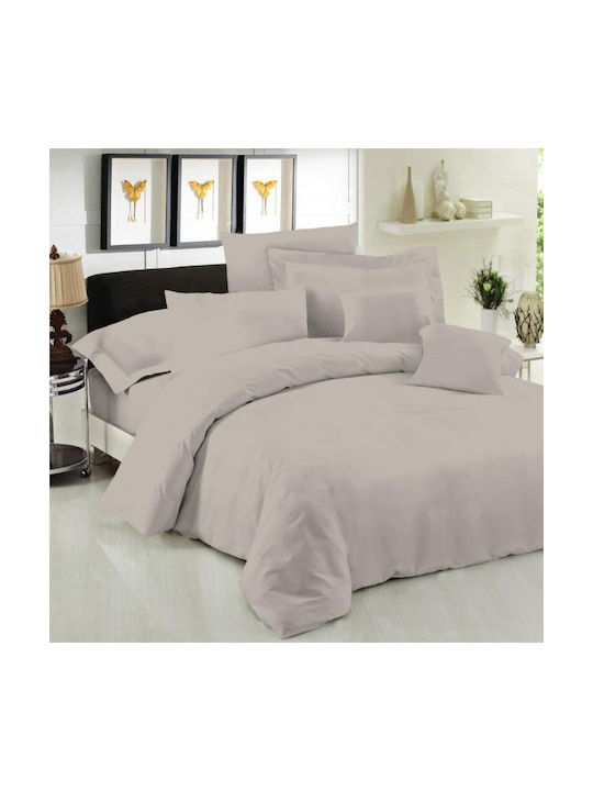 Le Blanc Pillowcase Set with Envelope Cover Light Grey 50x70cm.