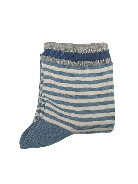 Enrico Coveri Women's Socks Light Blue