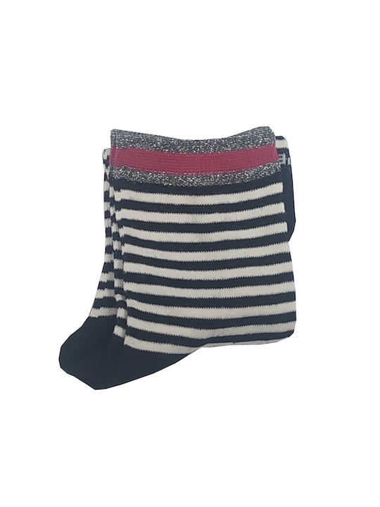 Enrico Coveri Damen Socken Blau 1Pack