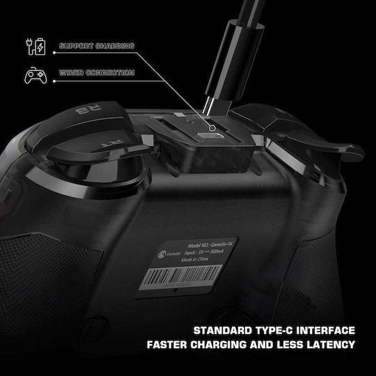 Gamesir T4 Ασύρματο Gamepad για PC Διάφανο