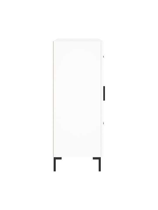Bufet cu Sertare Alb 69.5x34x90cm