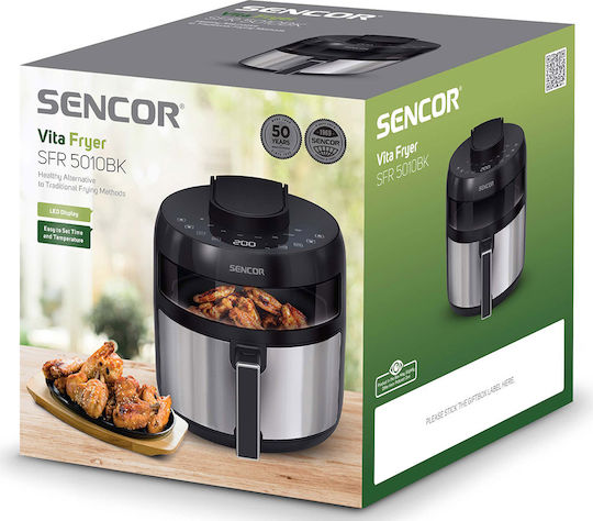 Sencor Air Fryer with Wi-Fi 5lt Silver SFR 5010BK