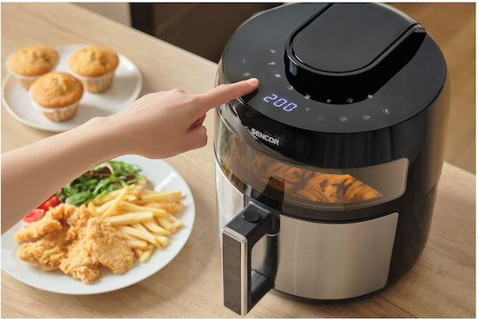 Sencor Air Fryer with Wi-Fi 5lt Silver SFR 5010BK