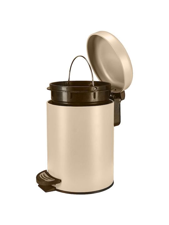 Kleine Wolke One Metallic Toilet Bin 3lt Beige