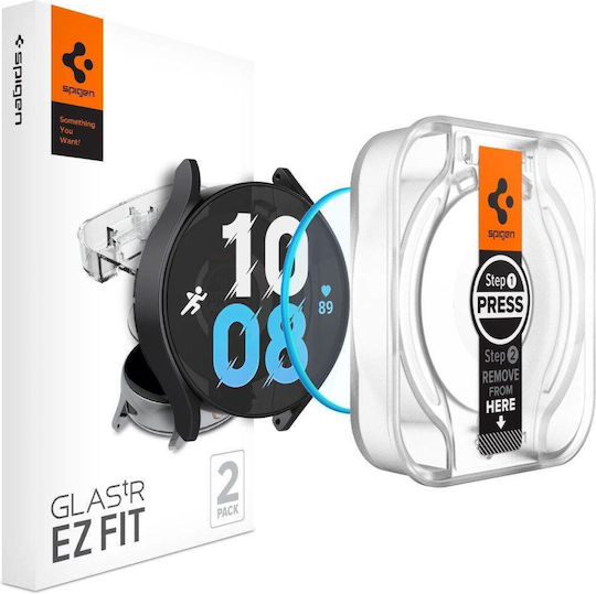 Spigen EZ FIT GLAS.tR Tempered Glass για το Galaxy Watch6 40mm 2τμχ AGL06522