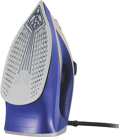 Life Indigo Gold Steam Iron 3000W with Ceramic Plate and Continuous Steam Supply 30g/min