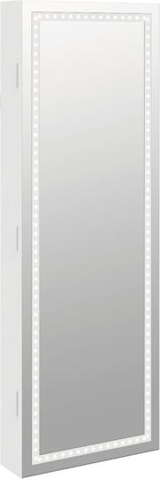 vidaXL Καθρέπτης Ορθογώνιος & LED Φωτισμό 90x31.5cm