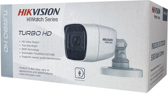 Hikvision HWT-B120-MS CCTV Überwachungskamera Full HD 1080p Wasserdicht mit Mikrofon und Objektiv 2.8mm
