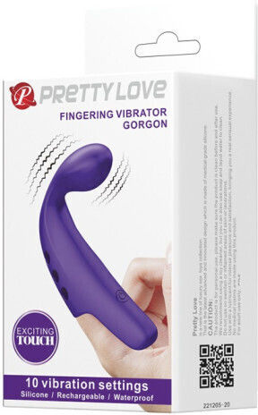 Pretty Love Gorgon Mini Δονητής Δακτύλου Μπλε