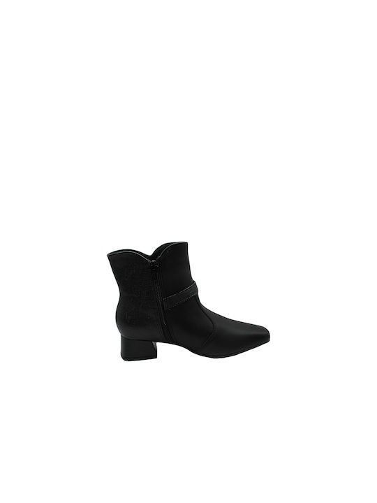 Piccadilly Leather Women's Ankle Boots Black