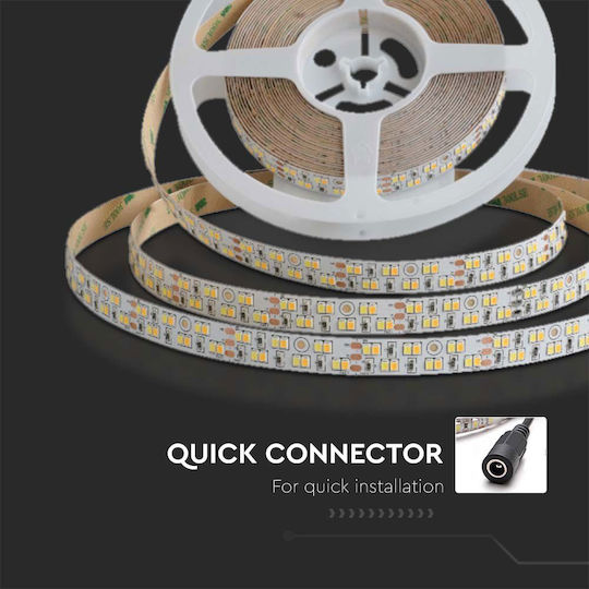 V-TAC Ταινία LED 24V Ρυθμιζόμενο Λευκό Φως 5m Τύπου SMD2835