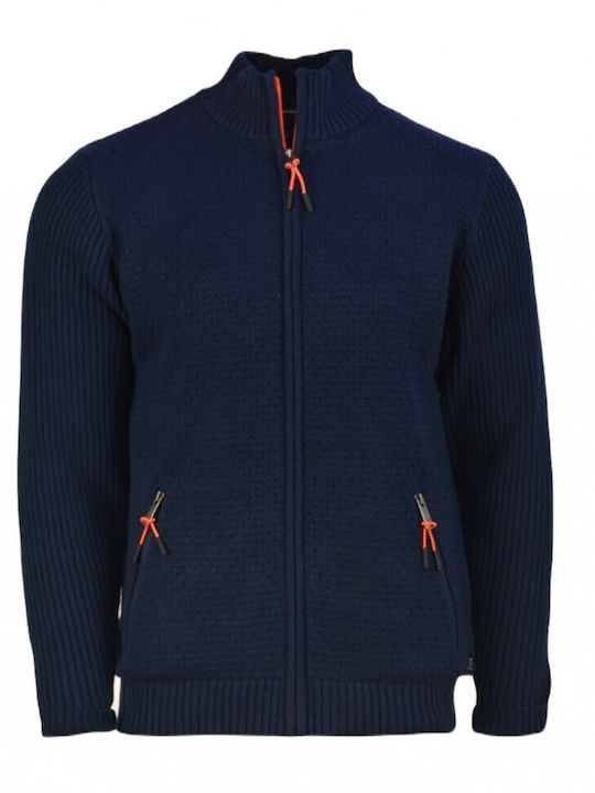Winter Jacket Windproof Blue