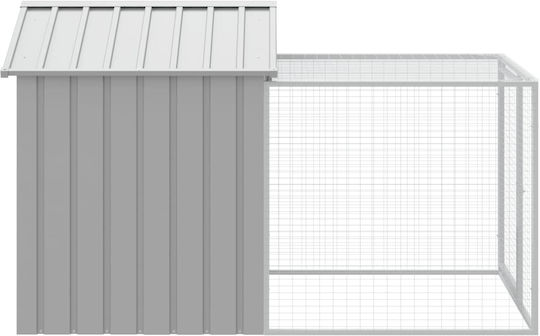 vidaXL 172354 Κλουβί για Πτηνά από Γαλβανισμένο Χάλυβα 117x201x123εκ.