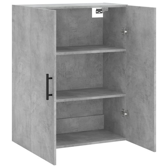 vidaXL Ντουλάπι Μπάνιου 69.5x34x90cm Γκρι