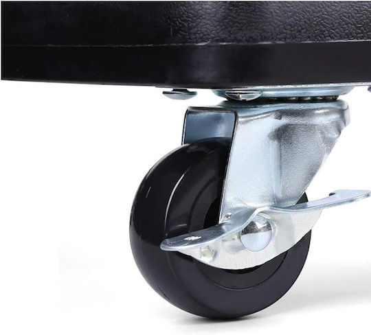 LAL-7274-6565 Adjustable Base For Washer/Kitchen/Fridge made of Plastic with Wheels 65x65εκ. 1pcs