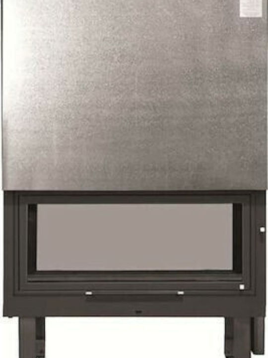 CHytiria Misailidi T-90 Wood Fireplace Insert with See-Through Window 26kW
