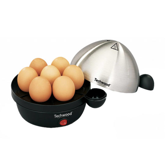 Techwood Cuptor Pentru Gătit Ouă 7 Compartimente 350W Negru