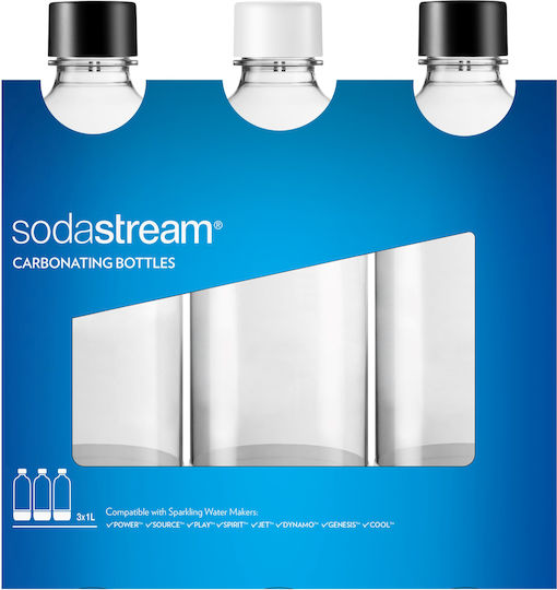 Sodastream Бутилка Контейнер за Машина за Сода 3 Брой